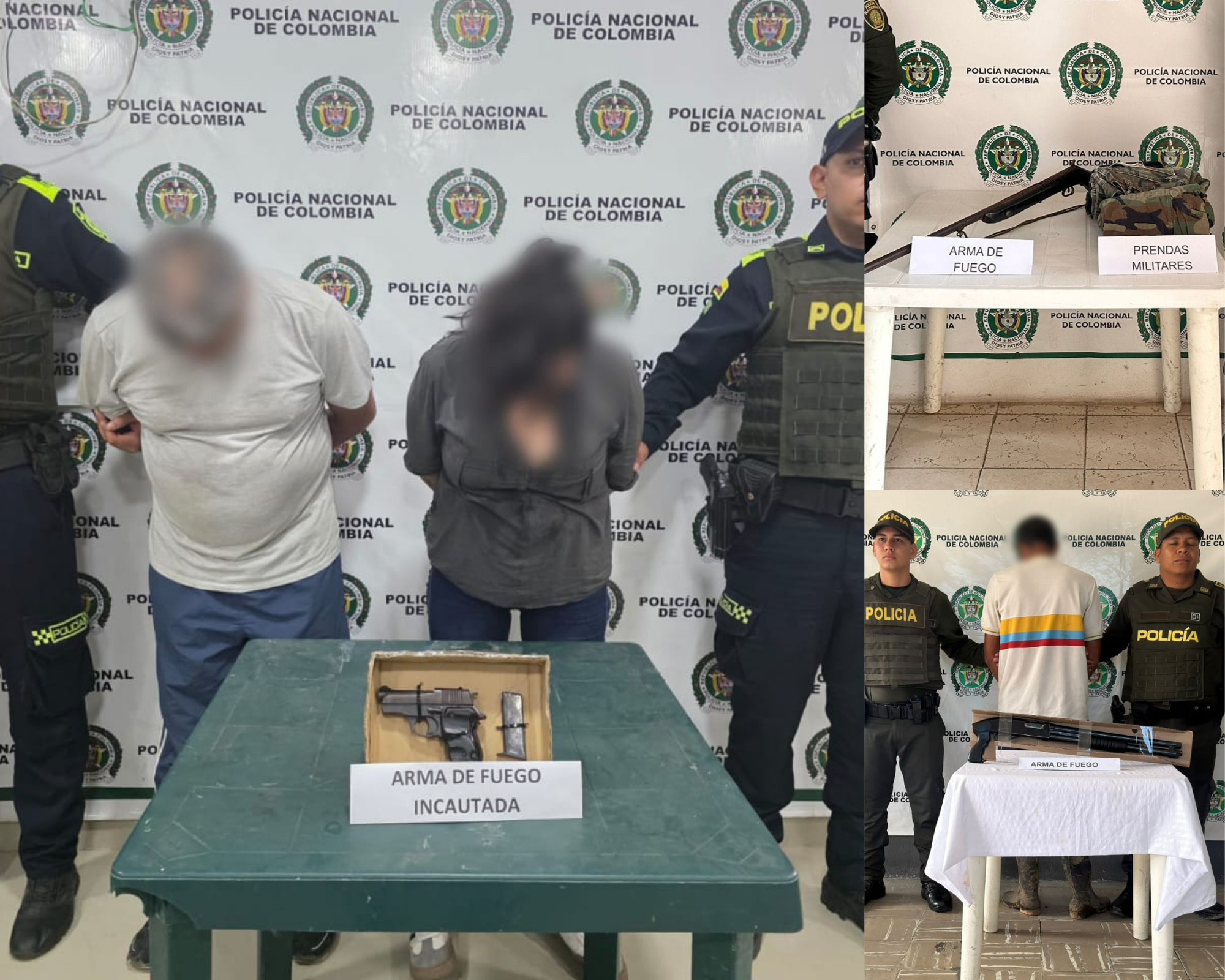 Golpe al porte ilegal de armas en el Tolima: capturas en cadena en varios municipios 1