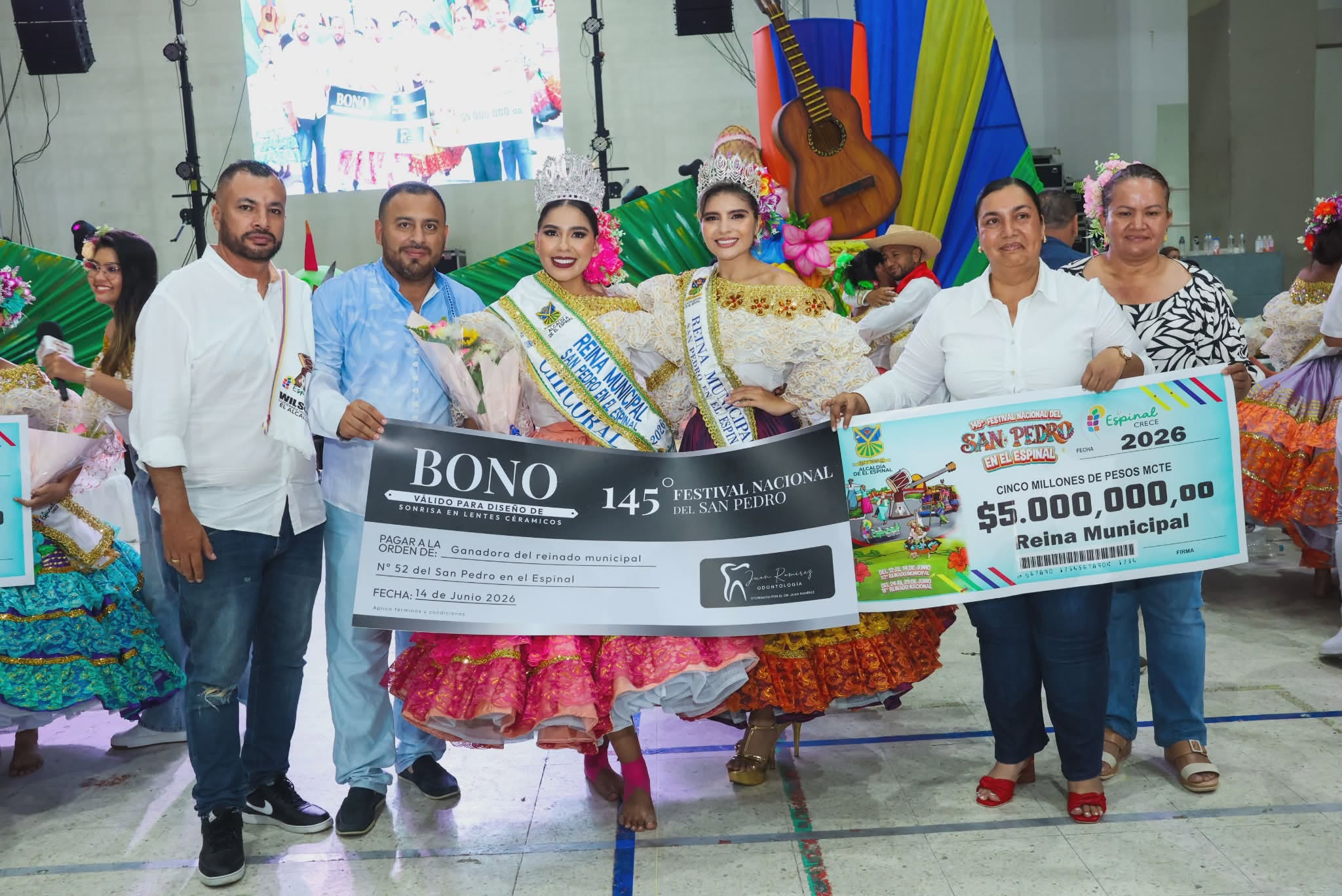 ¡El Espinal tiene nueva soberana! Mariana Montaña Garzón es la Reina del 52° Reinado Municipal del San Pedro 1