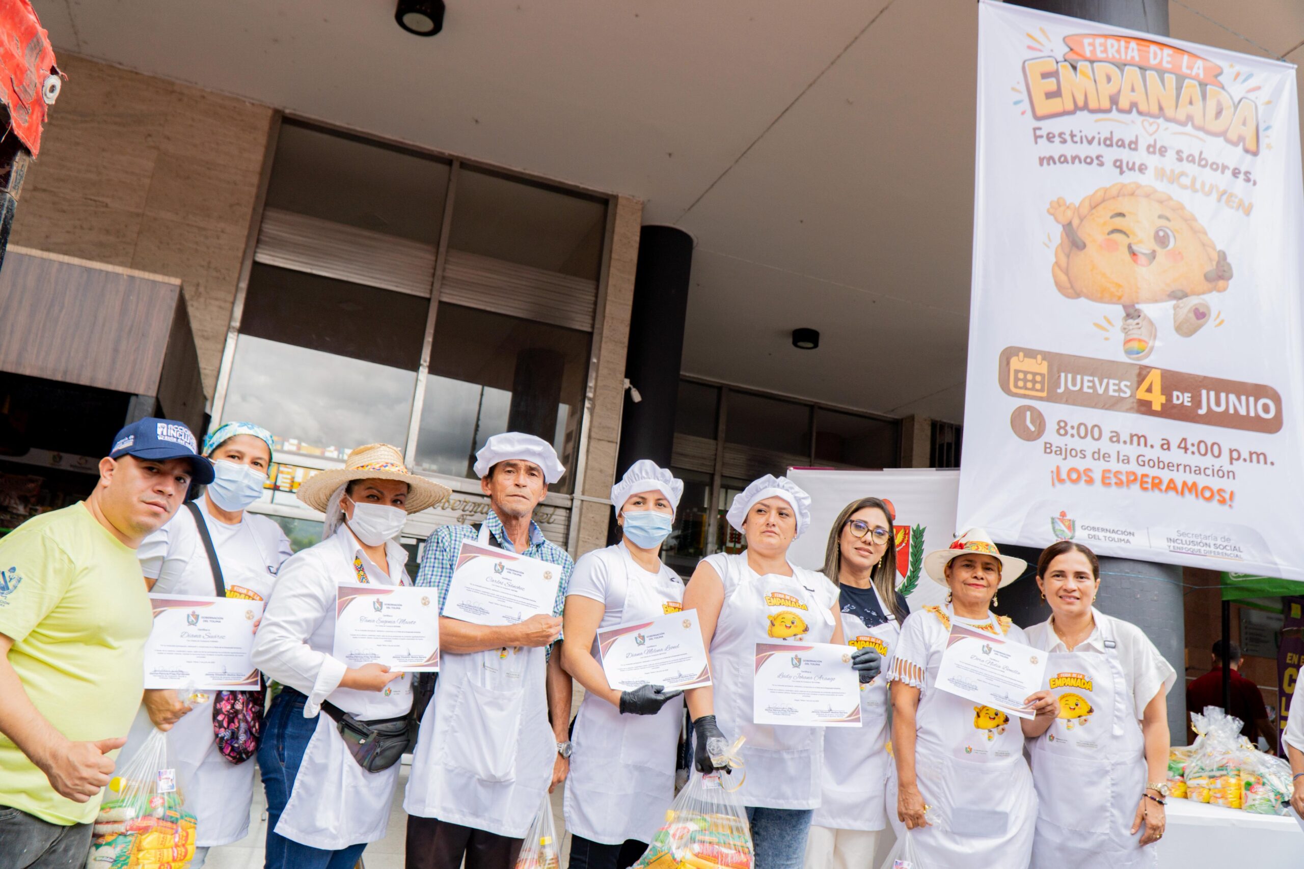 ¡Éxito rotundo! Más de $23 millones vendidos en la primera Feria de la Empanada Inclusiva en el Tolima 1