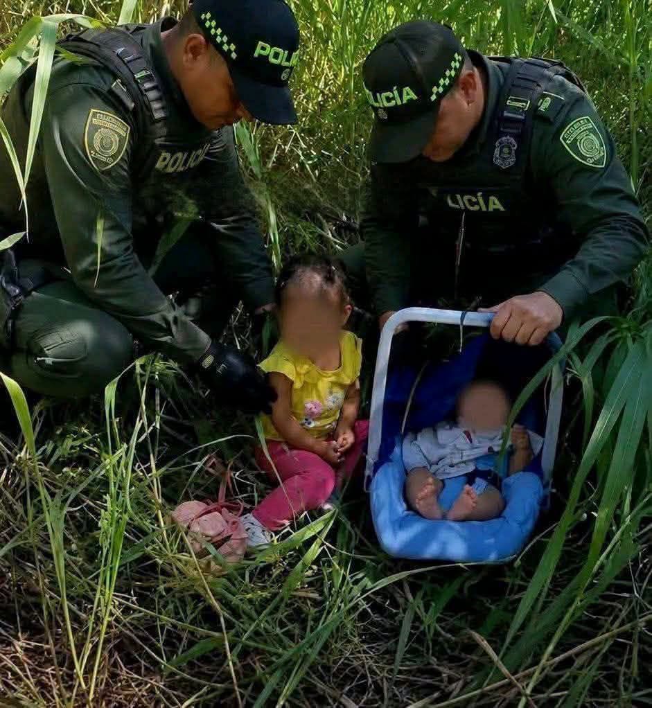 Llanto de un bebé permitió rescatar a dos hermanos que estaban abandonados entre la maleza en Quindío 1
