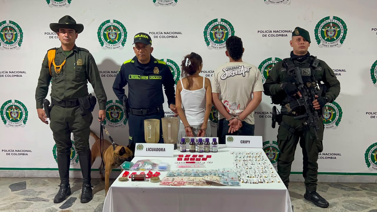 Desmantelan centro de acopio y dosificación de drogas en el Ricaurte   1