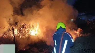 ¡Momentos de pánico en Ataco! Incendio forestal estuvo a punto de alcanzar varias viviendas 2