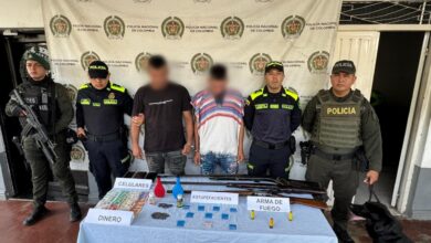 Cayeron en Saldaña: Armas, 'Tussi' y dinero en efectivo incautados en megaoperativo 27