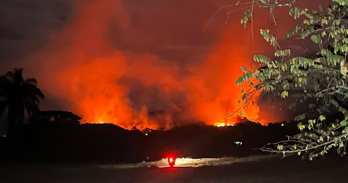 Nuevo incendio forestal amenaza viviendas y el acueducto rural en Carmen de Apicalá 1