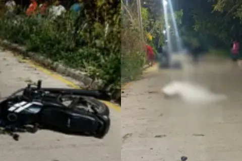 ¡Tragedia en El Espinal! Motociclista murió tras perder el control de su vehículo 1