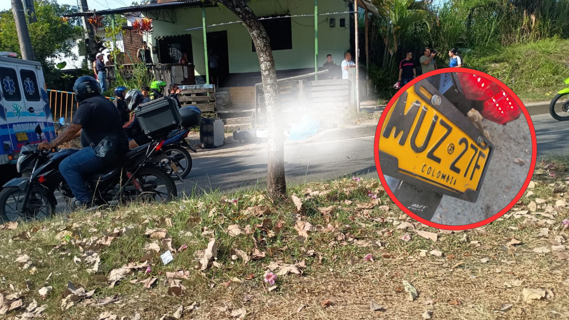 Un motociclista muerto tras violento choque con un taxi en la Ambalá 1