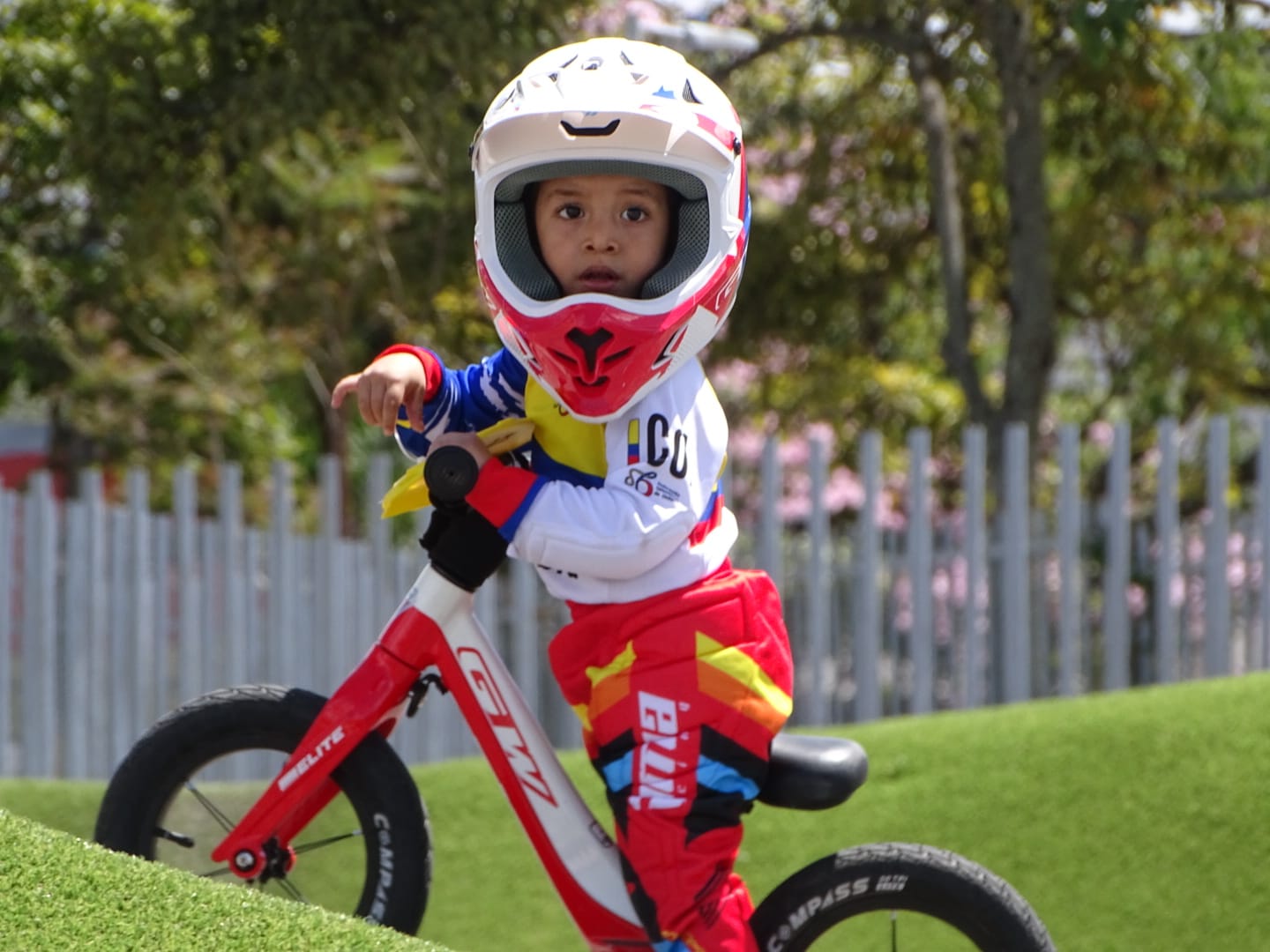 Con apenas dos años, Dominic Rivera ya pedalea hacia el éxito: el pequeño campeón que enamora al BMX colombiano 6