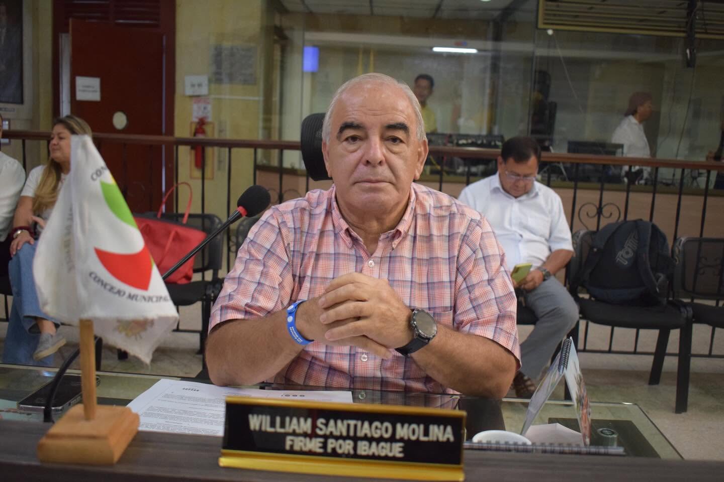 “Aquí lo que hay es que pensar en ciudad”: concejal William Santiago destaca trabajo conjunto en el Concejo de Ibagué 1
