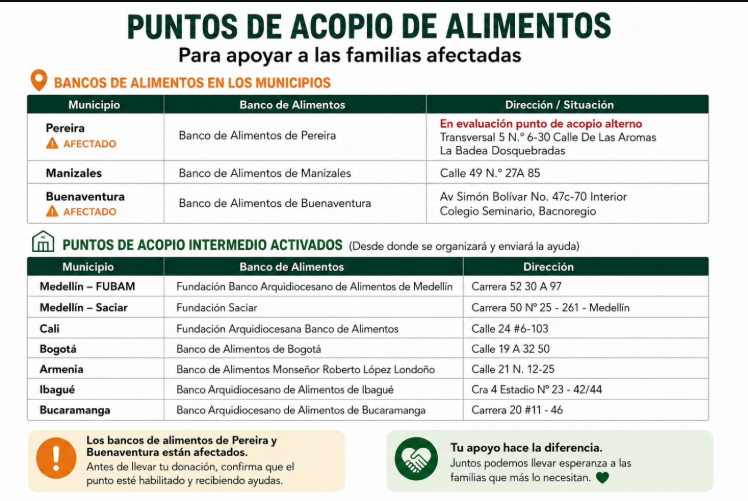 ¡Colombia se une para ayudar a las familias afectadas! 1