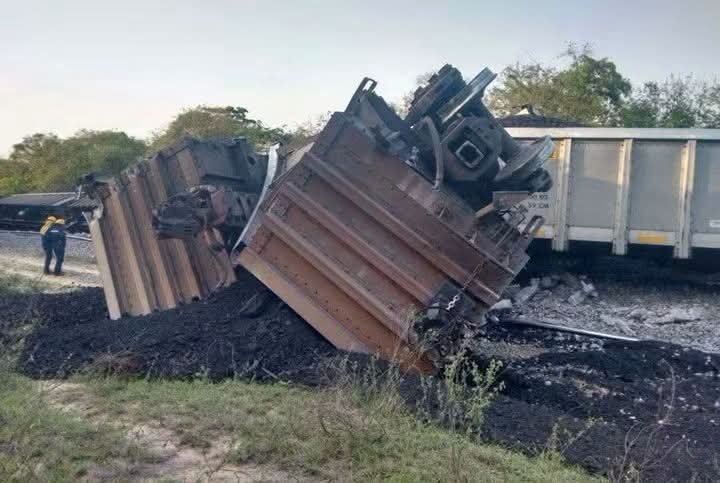 Atentado con explosivos descarriló tren carguero de Drummond en el Cesar 1