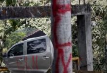 Tensión en Cajamarca: Aparecen presuntas grafías del ELN en Puente Hierro previo a posesión presidencial 12