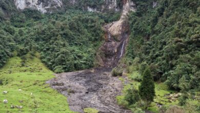 Alcaldía de Ibagué recomienda no ingresar a termales El Rancho por deslizamientos de tierra en la vía 2