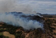 Cortolima realiza sobrevuelo para apoyar atención de incendios en Ortega 13