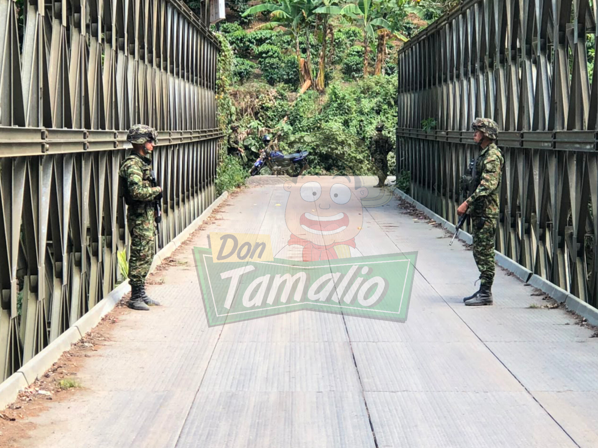 Cordon de seguridad en Cajamarca: Ejército hace presencia en Puente Hierro 1