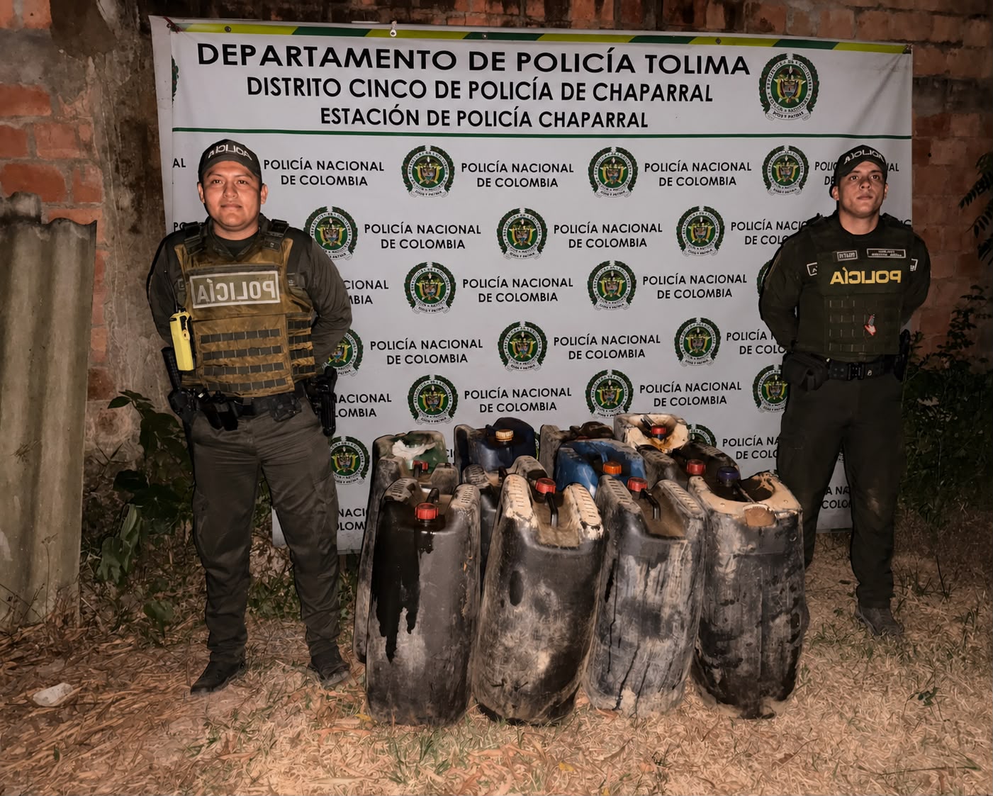 Incautaron 220 galones de ACPM transportados de manera irregular en Chaparral 1
