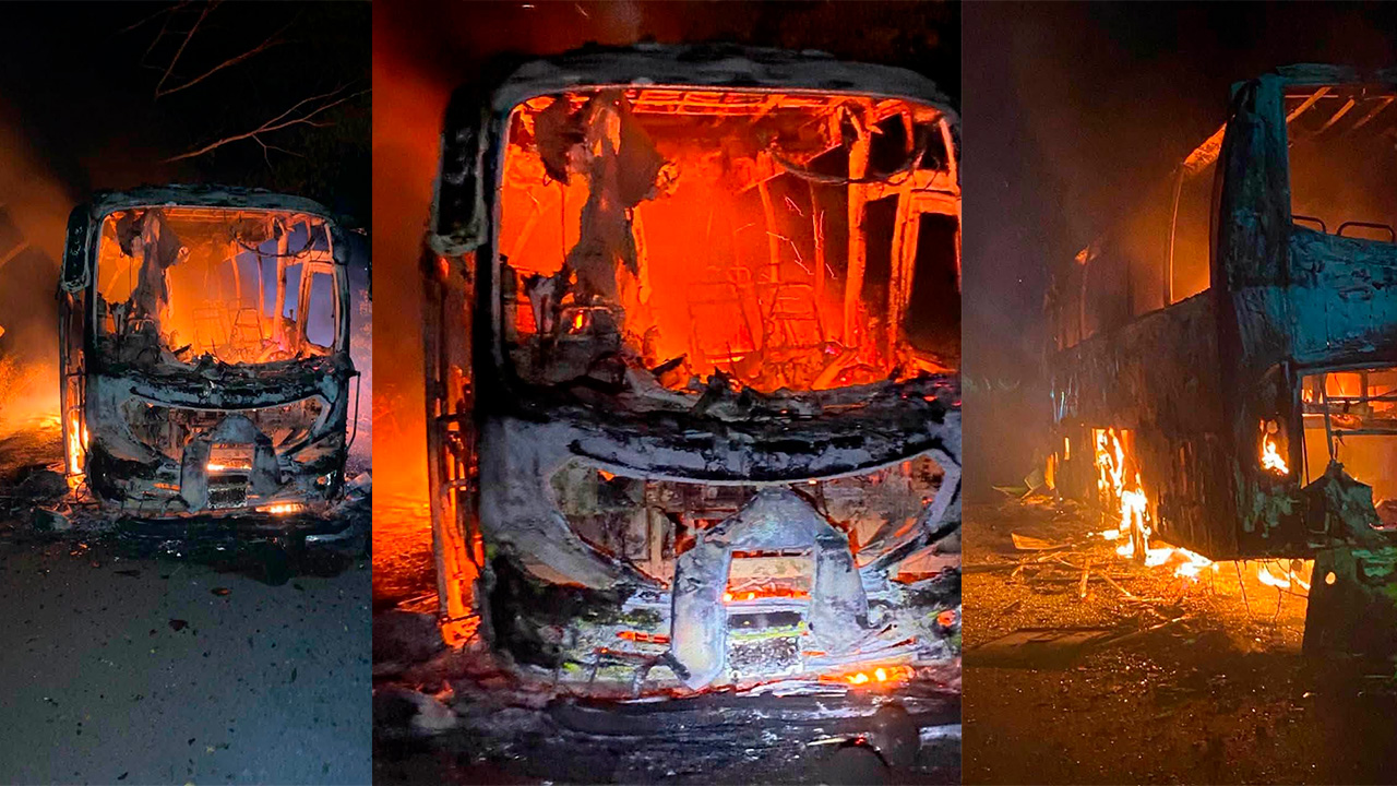 Bus de Cointrasur se incendió en la vía a Planadas: pasajeros y conductor salieron ilesos 1
