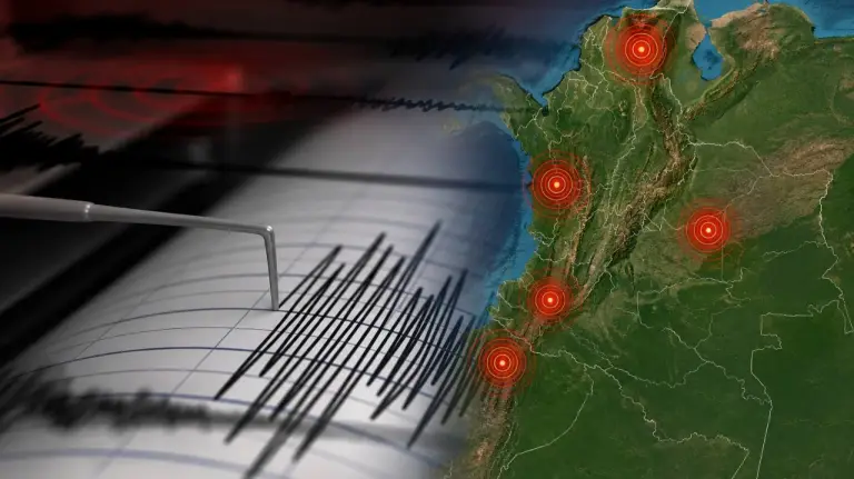 Varios sismos se registraron en Colombia durante las últimas horas; uno de ellos alcanzó magnitud 4,3 1