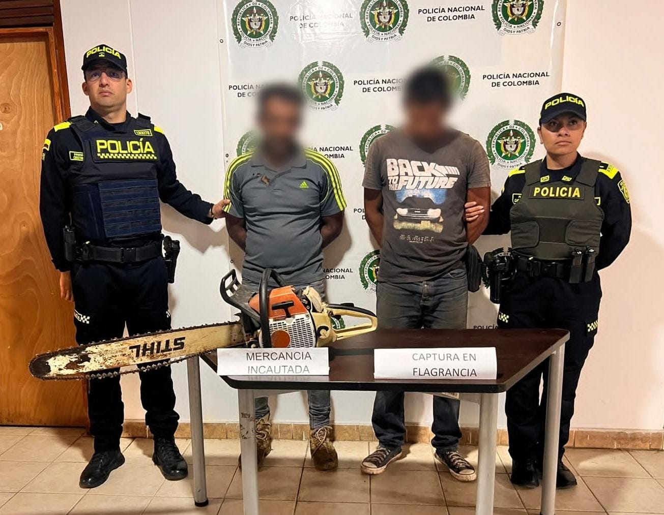 ¡Los pillaron prendiendo candela! Dos capturados en Dolores por incendio y tala de árboles 1