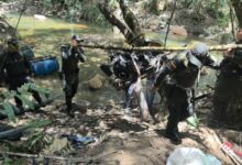 Cortolima, Policía y Ejército frenan extracción ilegal de oro que afectaba el río Medina en Mariquita 1