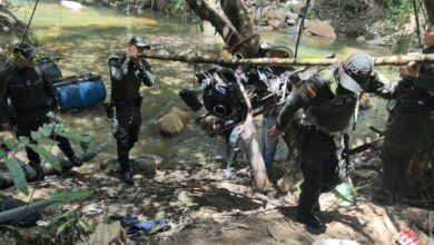 Cortolima, Policía y Ejército frenan extracción ilegal de oro que afectaba el río Medina en Mariquita 1