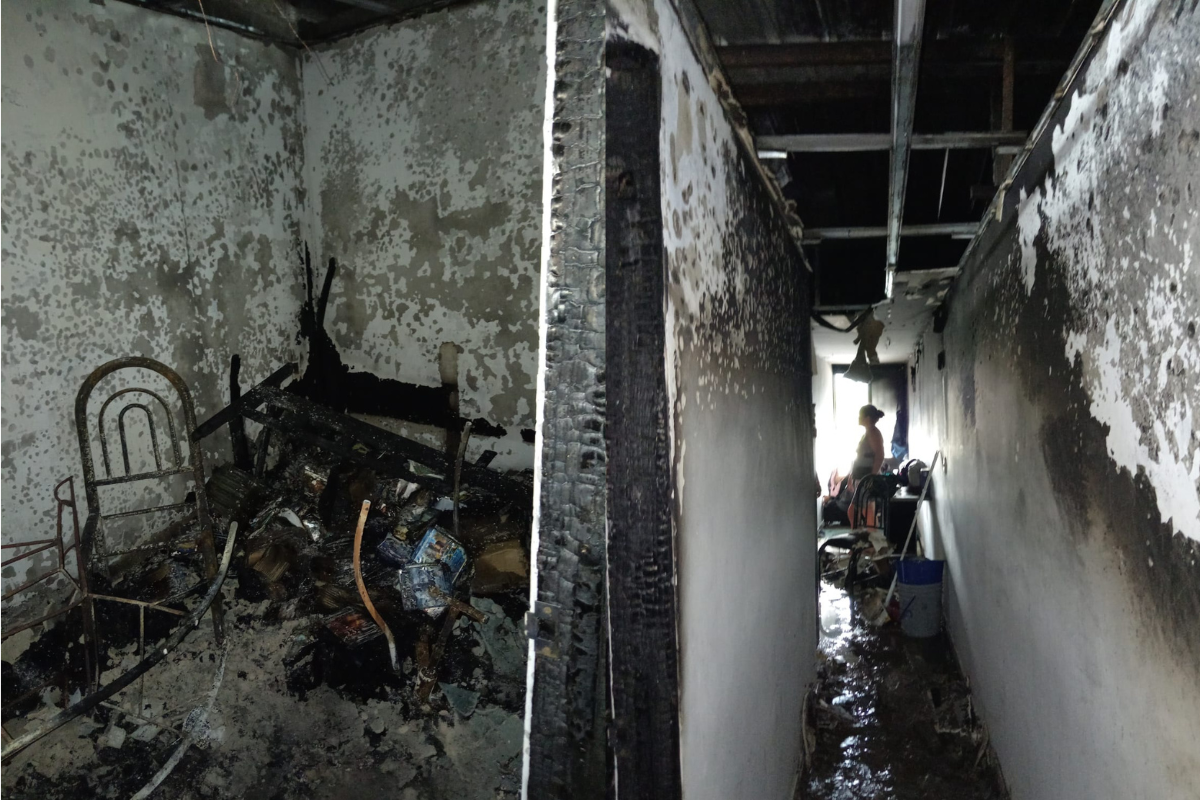 Salieron a alistar el cumpleaños de su hijo y la casa se quemó: el drama de una familia en Ibagué 1