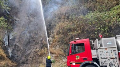 Van 700 incendios atendidos en Ibagué: apoyo regional con la máquina Unimog 2