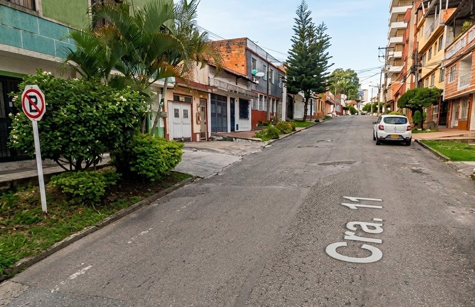 Hoy se inicia cierre de la carrera 11 entre calles 9 y 10 por pavimentación en el barrio Belén 1
