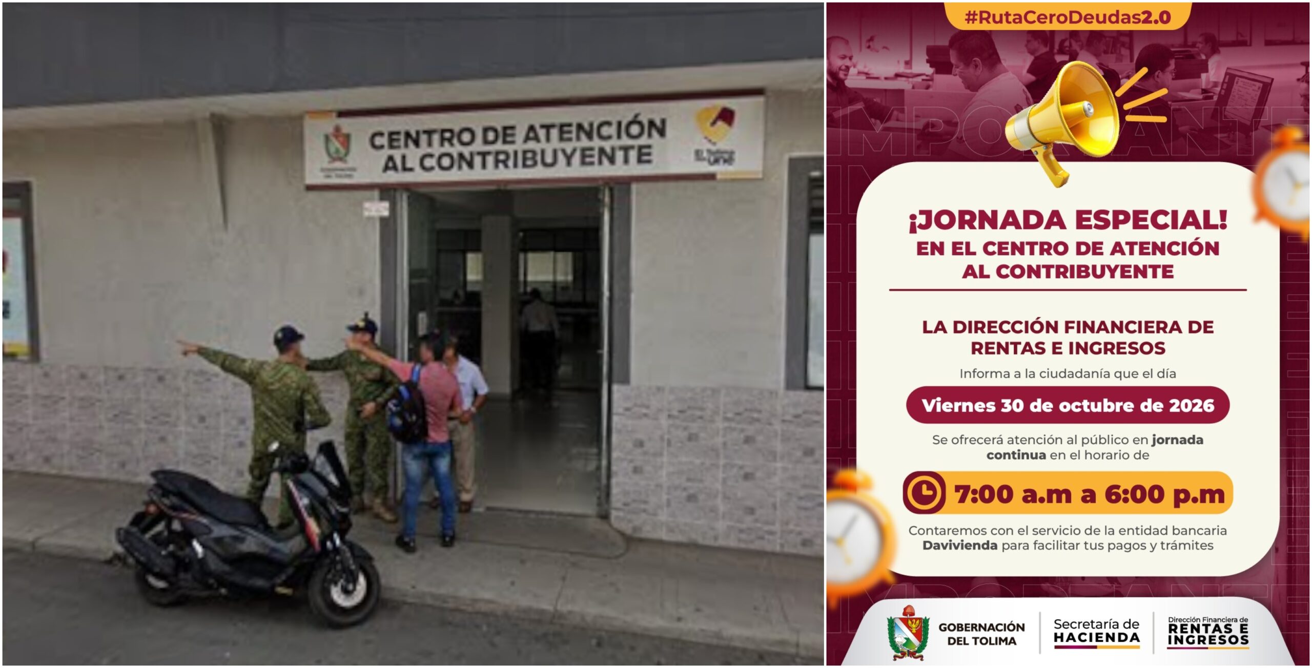 A pagar: Centro de Atención al Contribuyente tendrá jornada especial este viernes 30 de octubre. 1