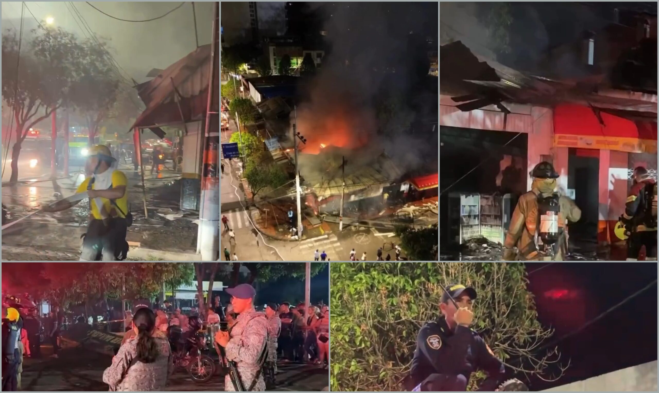 Incendio en zona comercial de Melgar: cuatro personas afectadas 3