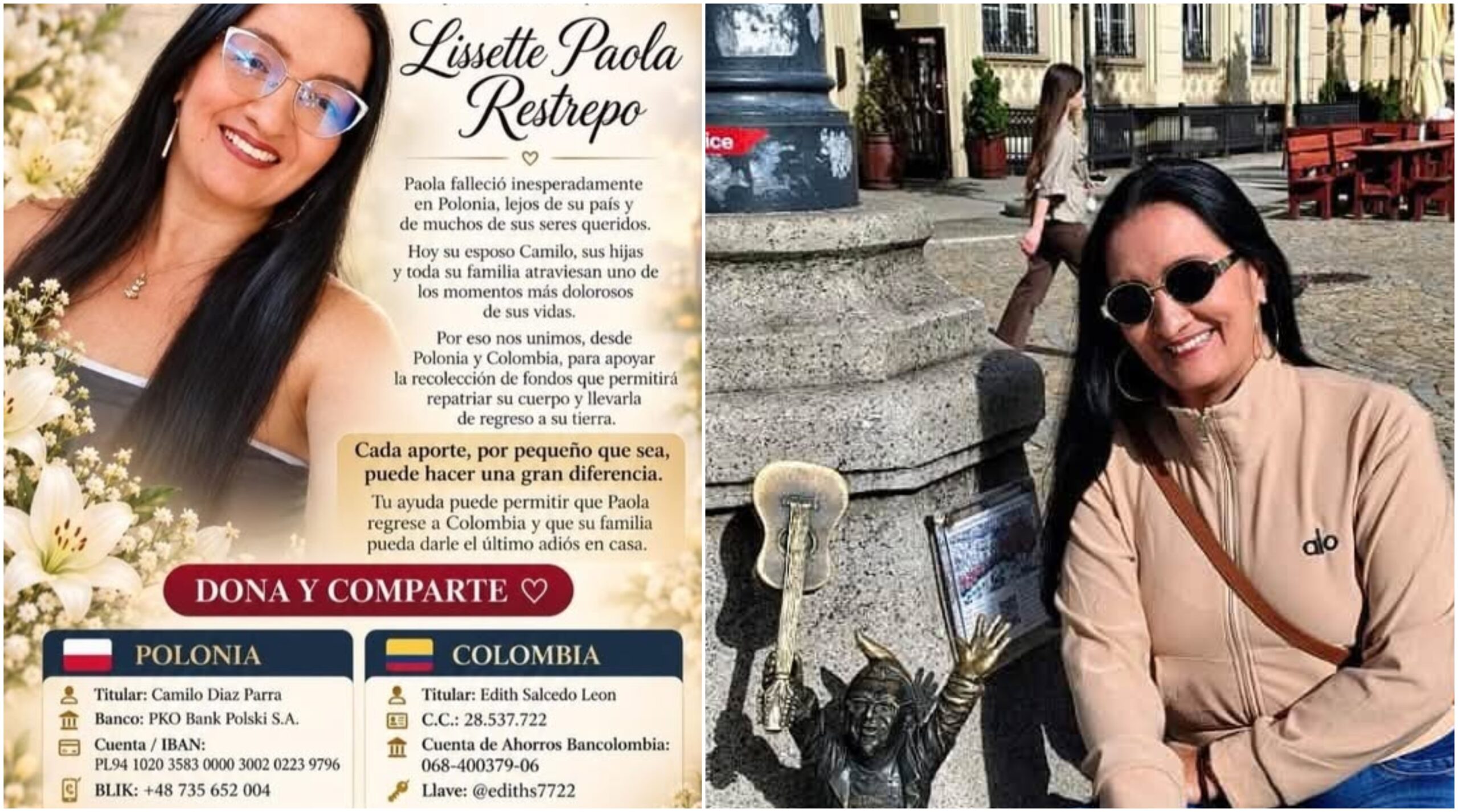 Familia de ibaguereña fallecida en Polonia busca apoyo para repatriar su cuerpo 3