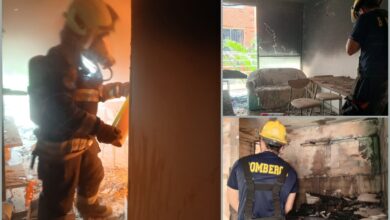 Bomberos necesitaron 1.200 galones de agua para sofocar incendio en Ibagué 5