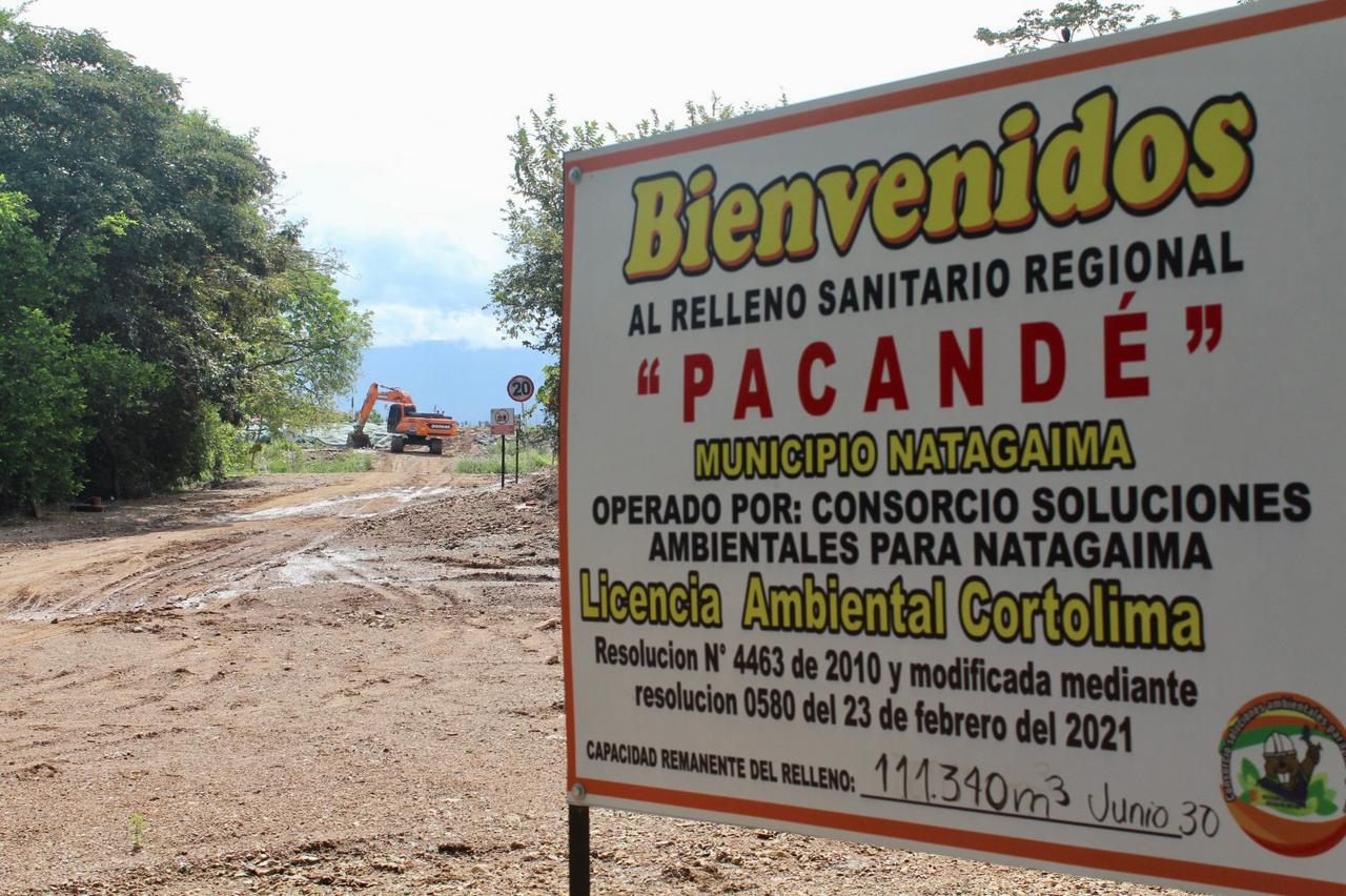 Reapertura del relleno sanitario de Natagaima sigue pendiente de revisión documental y visita de Cortolima 1