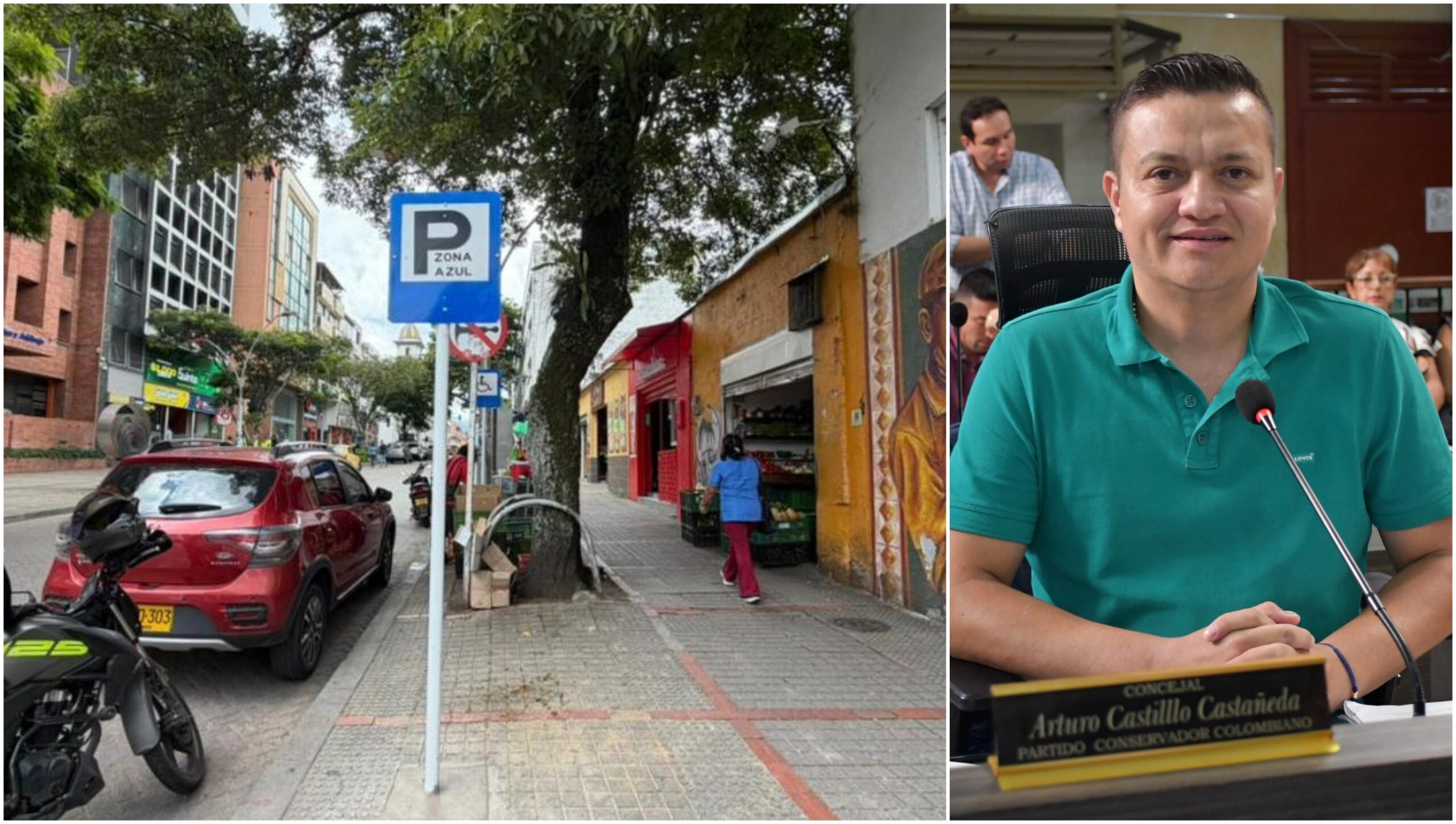 Concejal Arturo Castillo advierte falta de control y cobros irregulares en las zonas azules de Ibagué 1